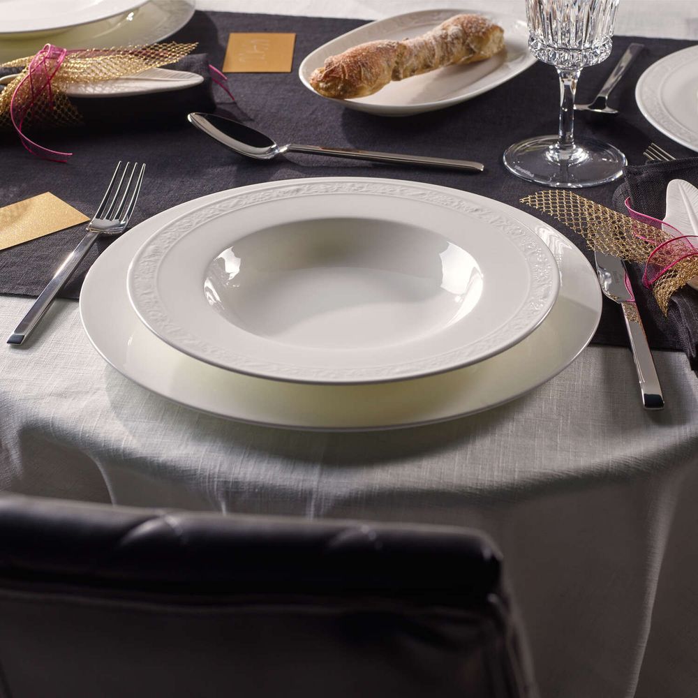Villeroy & Boch White Pearl Dyp tallerken 25 cm