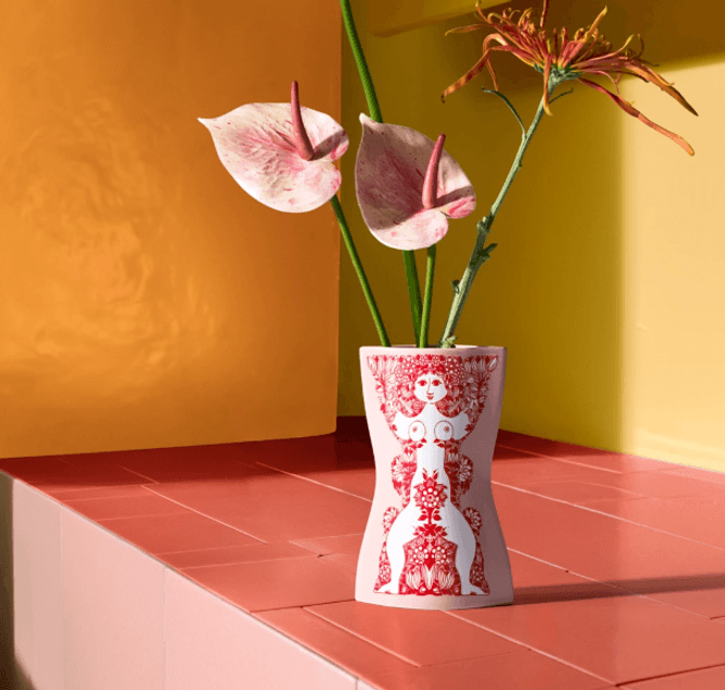 Hovedbilde Bjørn Wiinblad Nina Vase H16,5 cm Rosa
