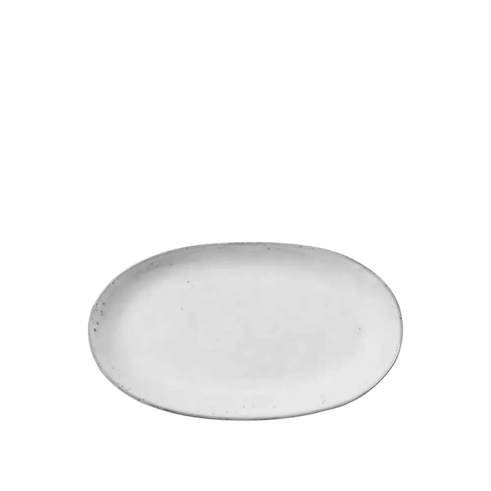 Broste Copenhagen Nordic Sand Oval Tallerken L30 cm