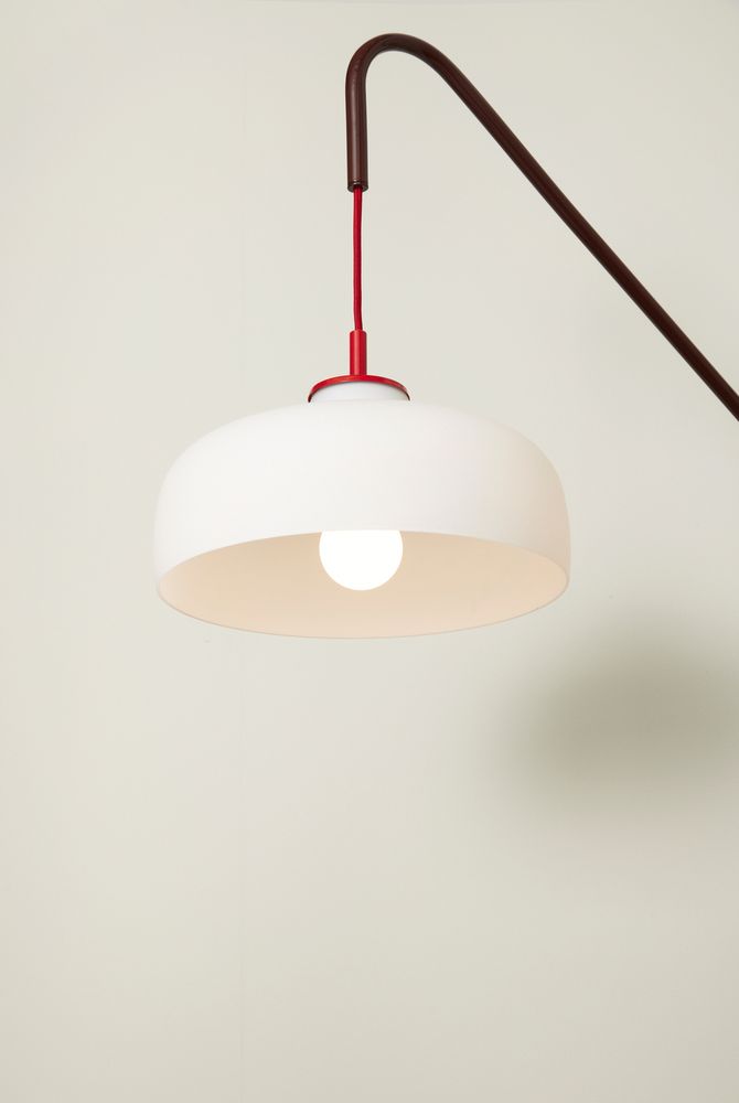 Hübsch Current Vegglampe Rød
