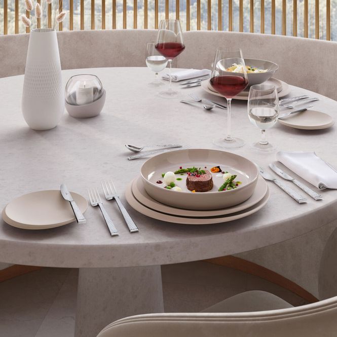 Hovedbilde Villeroy & Boch NewMoon Beige buffettallerken 29 ...