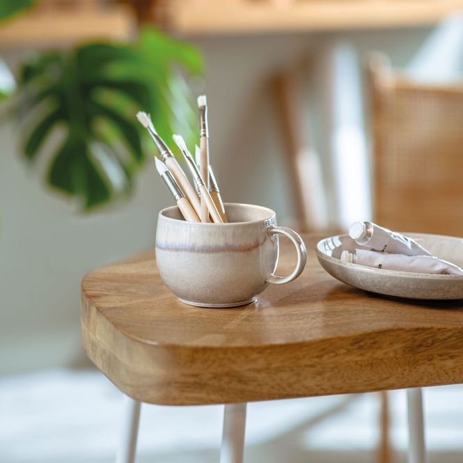 Hovedbilde Villeroy & Boch Perlemor Sand skål til kaffekopp ...