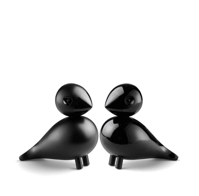 Hovedbilde Kay Bojesen Lovebirds 2 stk Sort