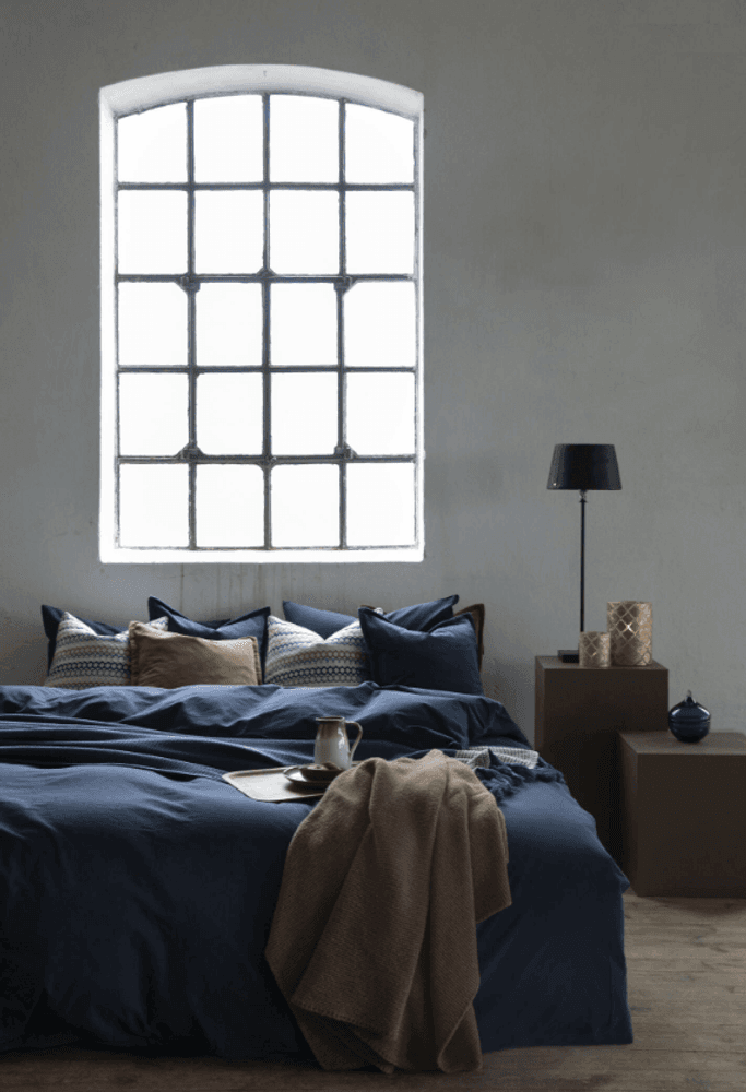 Rebell Monza pledd 130x180 classic blue