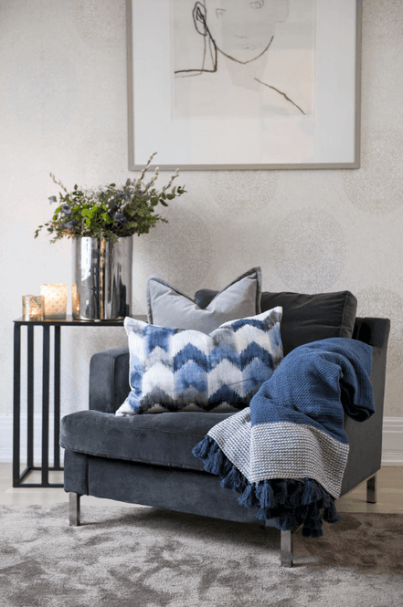 Hovedbilde Rebell Monza pledd 130x180 classic blue