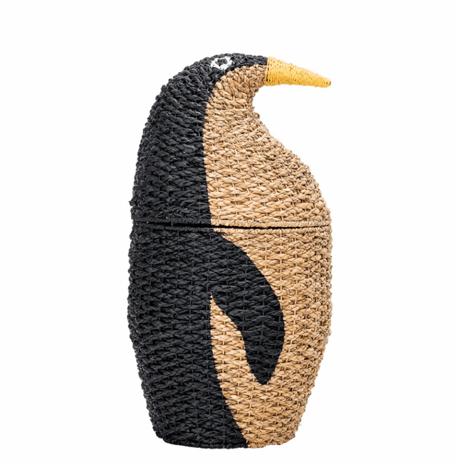 Hovedbilde Bloomingville MINI Tazia kurv m/lokk sort