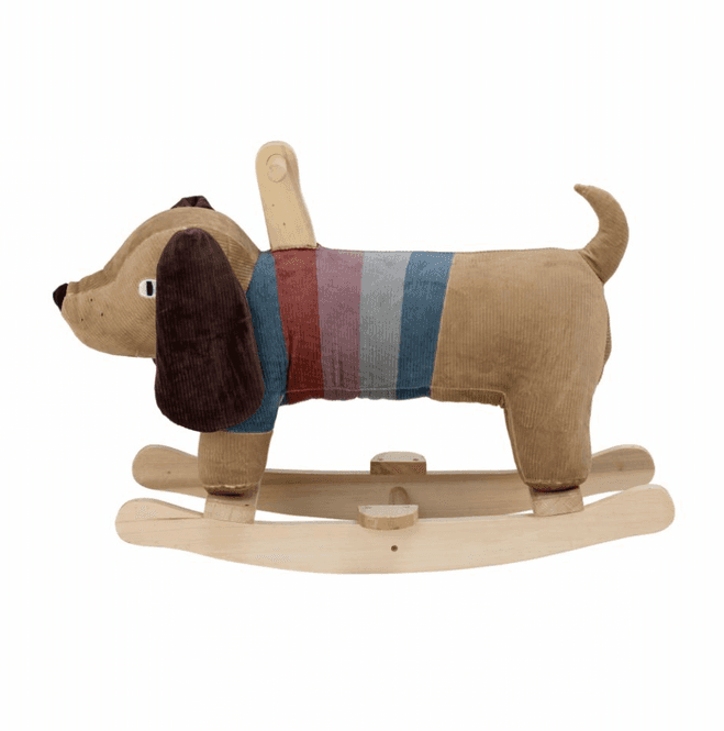 Hovedbilde Bloomingville MINI Charlie Gyngeleke Hund Brun
