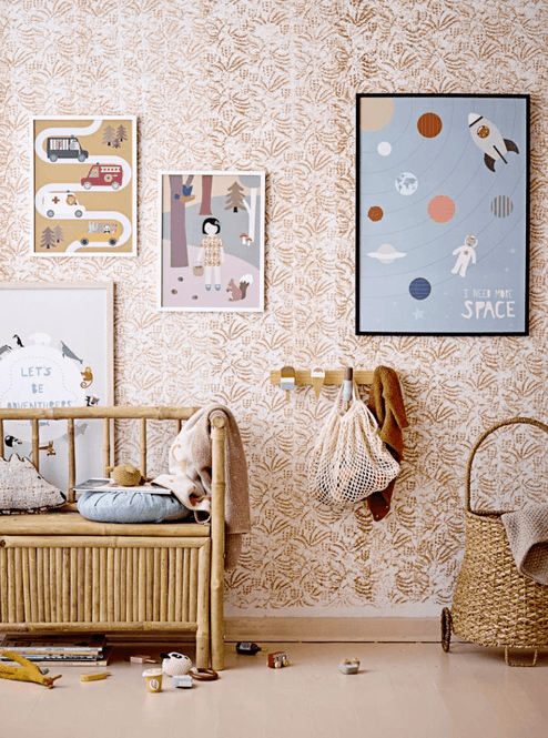 Hovedbilde Bloomingville MINI Zyon Klesknagger brun