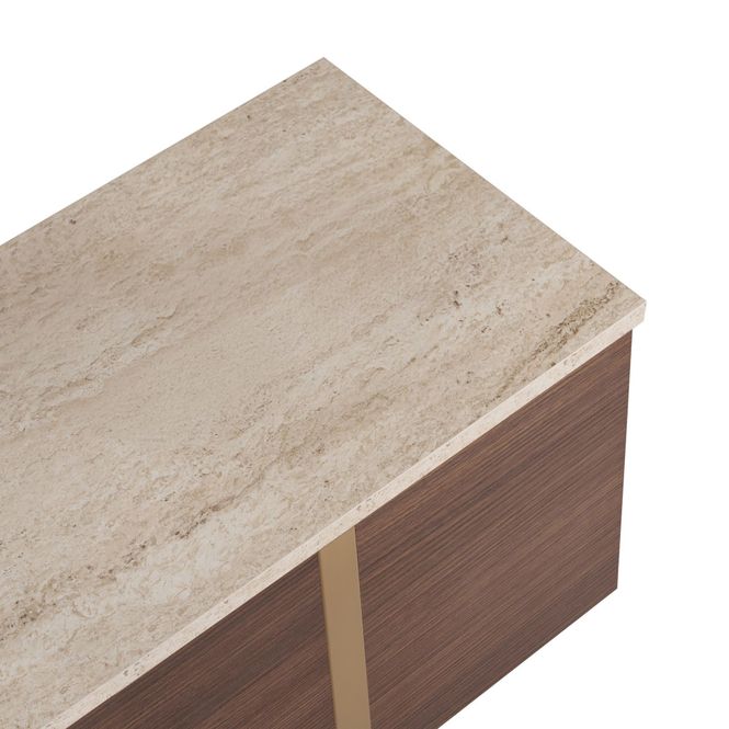 Hovedbilde Nordure Onera TV-benk – Travertine / Milano ...