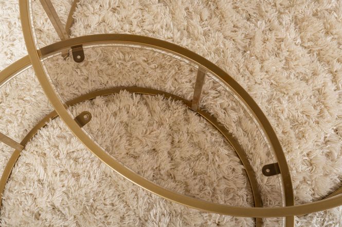 Hovedbilde Nordure Aurum sofabordsett – 80 / 60 / gull / ...
