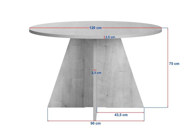 Hovedbilde Nordure Virella spisebord – Travertine/Venezia ...
