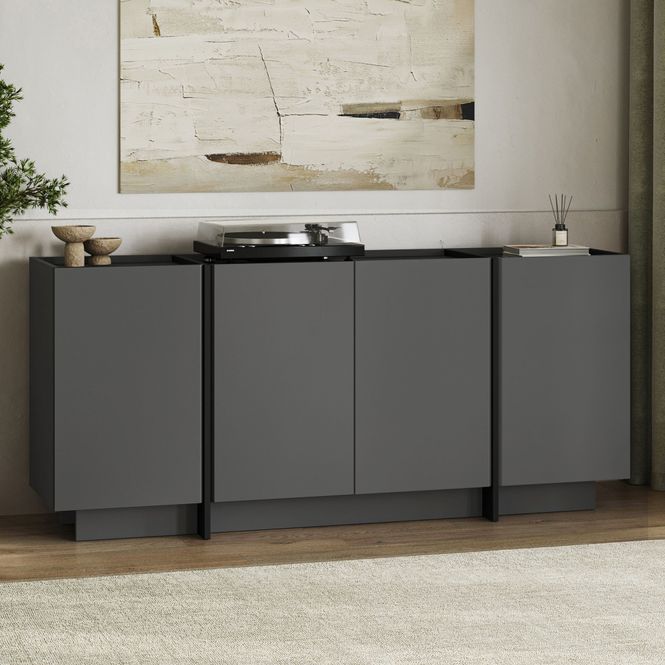 Hovedbilde Nordure Dorma konsollbord – antrasitt/svart