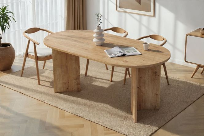 Hovedbilde Nordure Sablin spisebord – Sapphire Oak