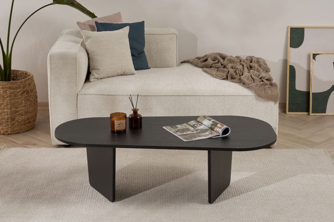 Hovedbilde Nordure Ovalis sofabord – Wood Black