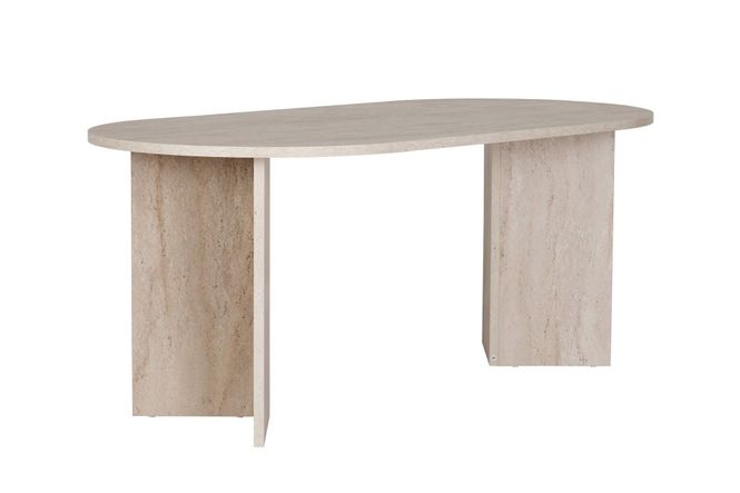 Hovedbilde Nordure Sablin spisebord – Travertine