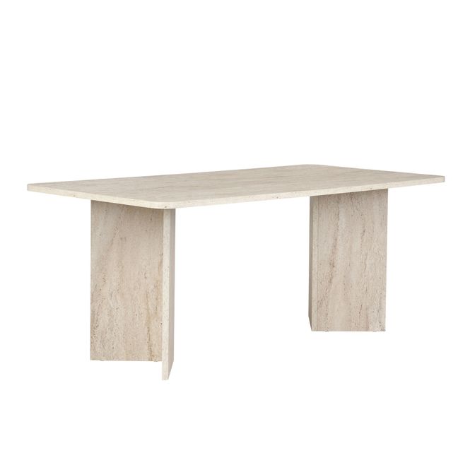 Hovedbilde Nordure Linza spisebord – Travertine