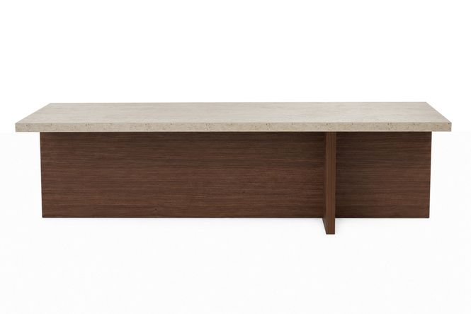 Hovedbilde Nordure Harbor sofabord – Travertine/Milano ...