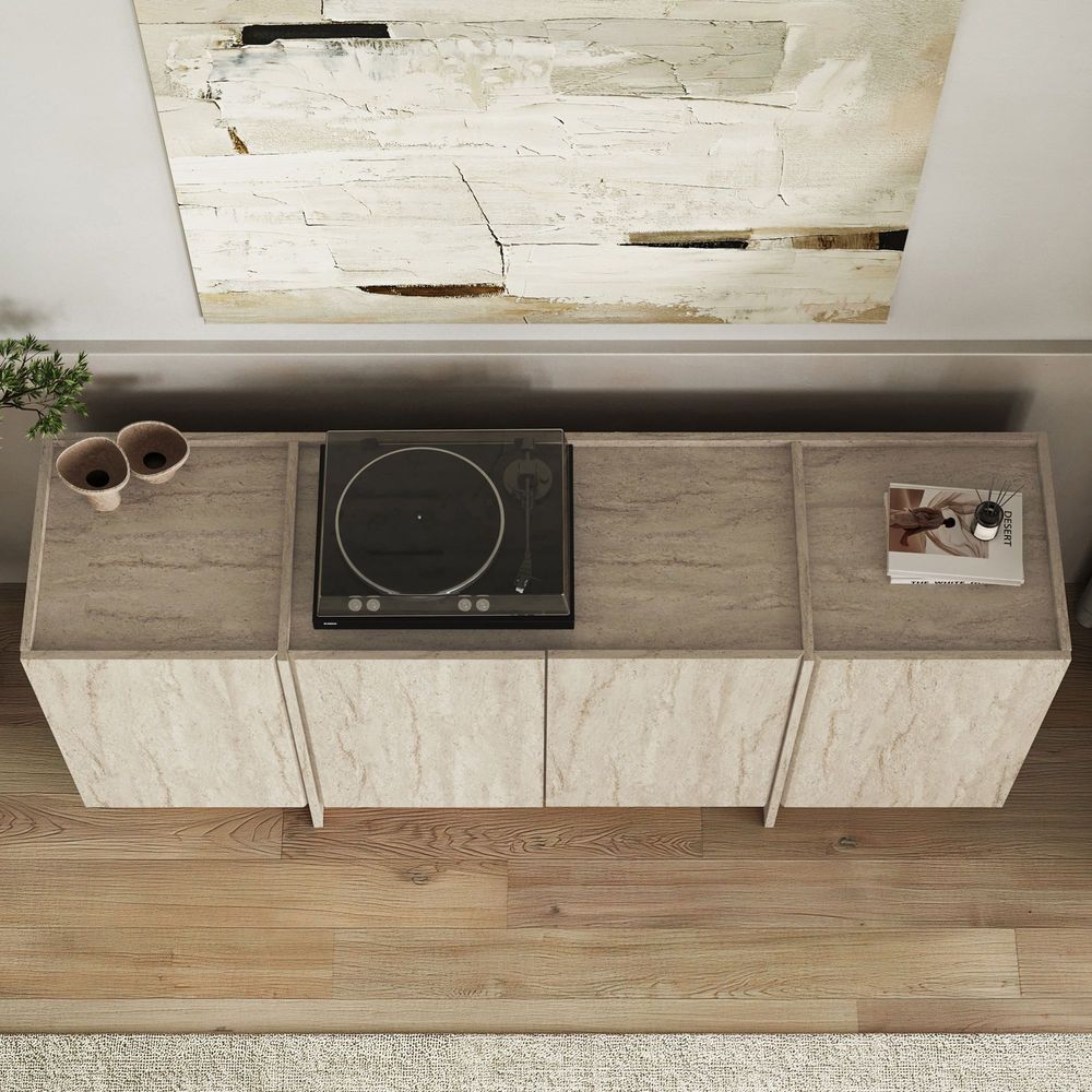 Nordure Dorma konsollbord – Travertine