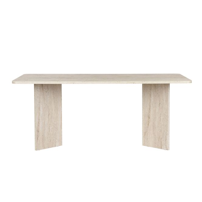 Hovedbilde Nordure Linza spisebord – Travertine