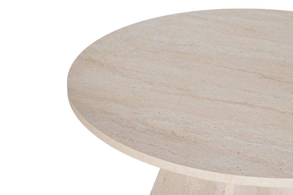 Nordure Virella spisebord – Travertine