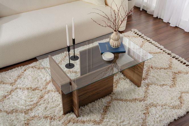 Hovedbilde Nordure Vetrino sofabord – Venezia Walnut