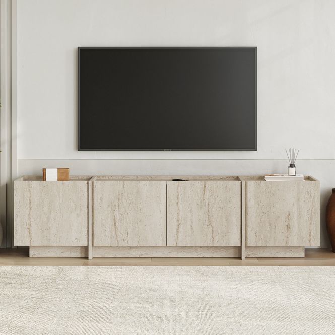 Hovedbilde Nordure Lowen TV-benk – Travertine