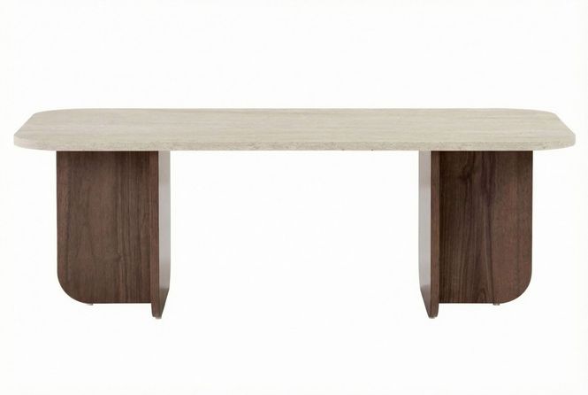 Hovedbilde Nordure Akira sofabord – Travertine/Venezia ...