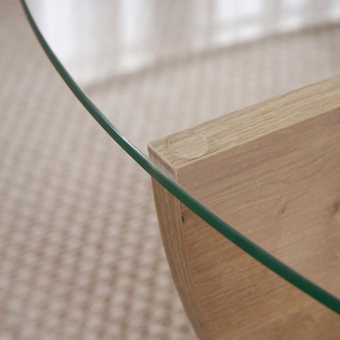 Hovedbilde Nordure Liya sofabord – Sapphire Oak