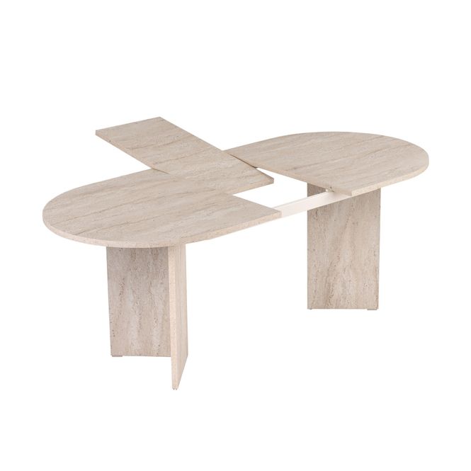 Hovedbilde Nordure Sorell uttrekkbart spisebord – Travertine