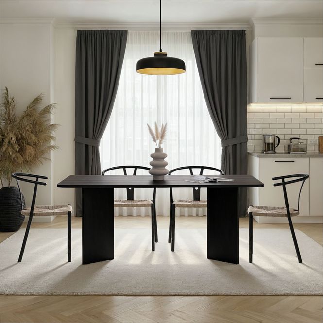 Hovedbilde Nordure Linza spisebord – Wood Black