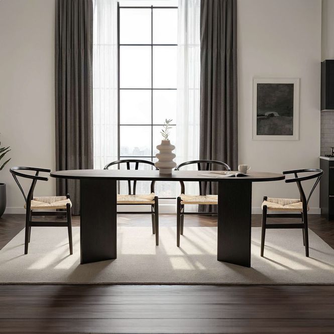 Hovedbilde Nordure Sabella spisebord – Wood Black