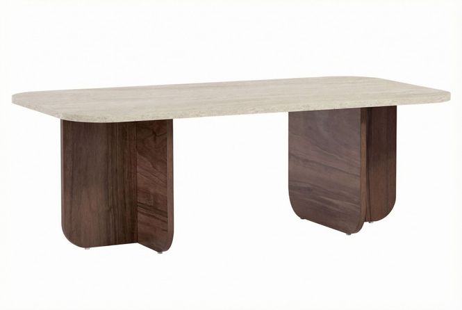 Hovedbilde Nordure Akira sofabord – Travertine/Venezia ...