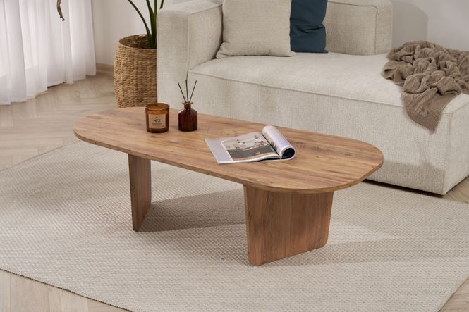 Hovedbilde Nordure Ovalis sofabord – Atlantic Pine