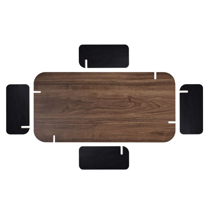 Hovedbilde Nordure Renard sofabord – Venezia Walnut / Wood ...