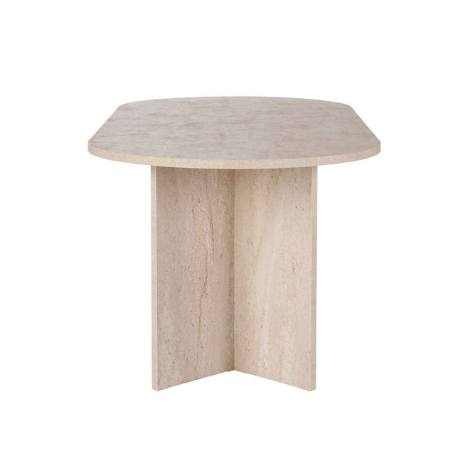 Hovedbilde Nordure Sabella spisebord – Travertine