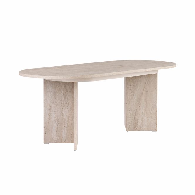 Hovedbilde Nordure Sorell uttrekkbart spisebord – Travertine