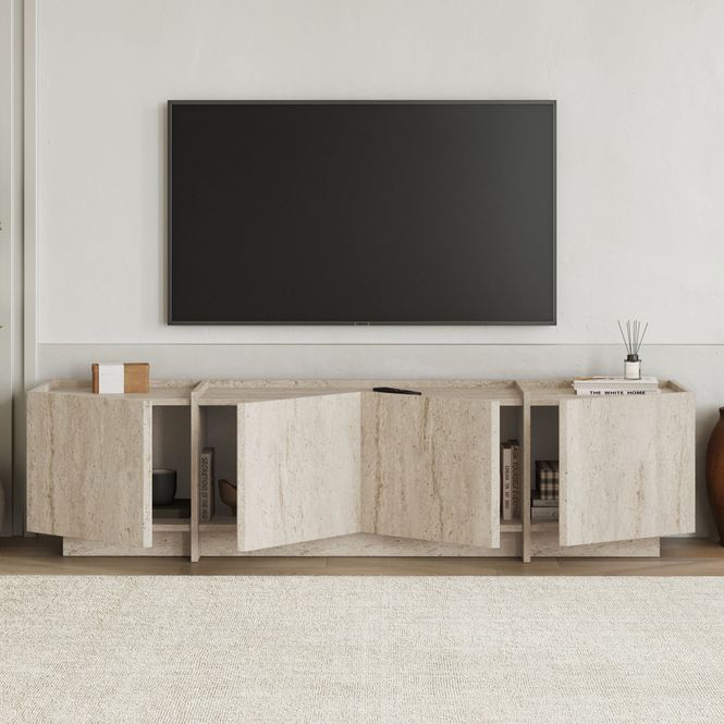 Hovedbilde Nordure Lowen TV-benk – Travertine