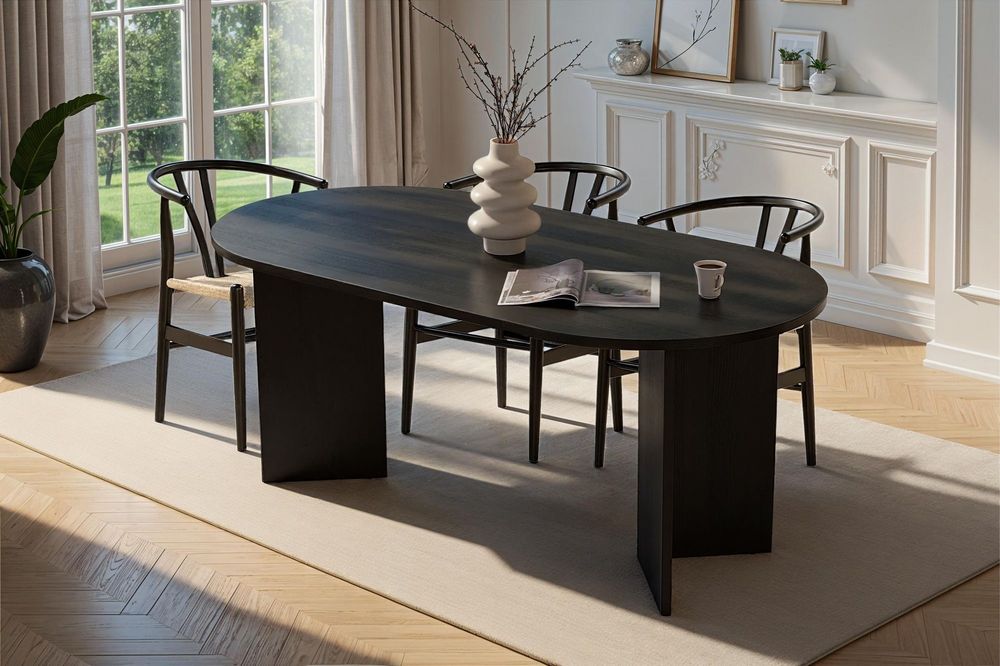 Nordure Sablin spisebord – Wood Black
