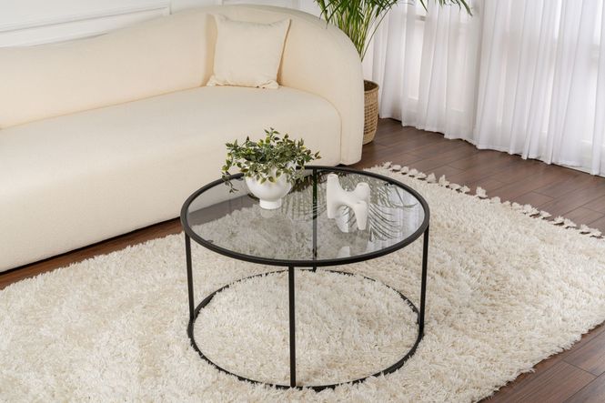 Hovedbilde Nordure Aurum sofabord – 80 / svart / grå