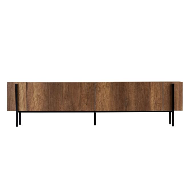 Hovedbilde Nordure Nexus TV-benk – Barok Walnut / svart