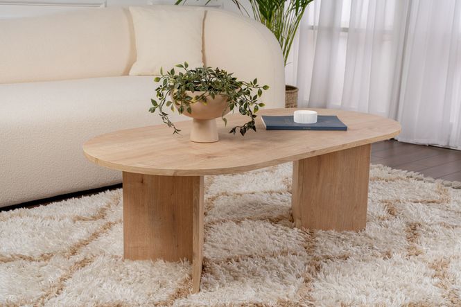 Hovedbilde Nordure Sable sofabord – Sapphire Oak