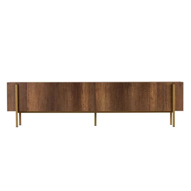 Hovedbilde Nordure Nexus TV-benk – Barok Walnut Gold