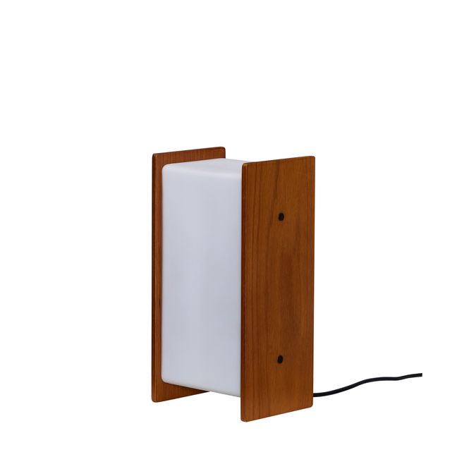 Hovedbilde Hübsch Sabi Bordlampe 13x10x25 cm – natur/hvit