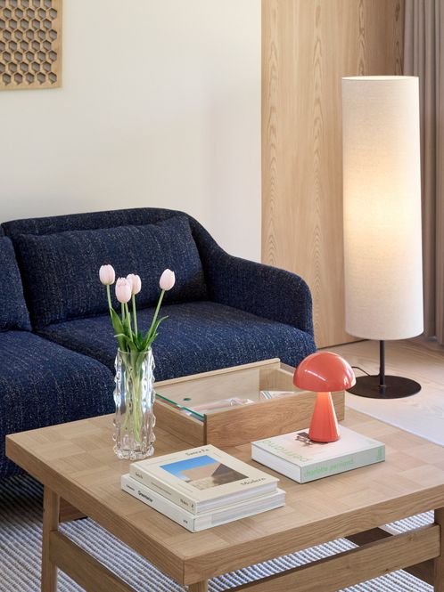Hovedbilde Hübsch Sable Gulvlampe 120 cm – sand
