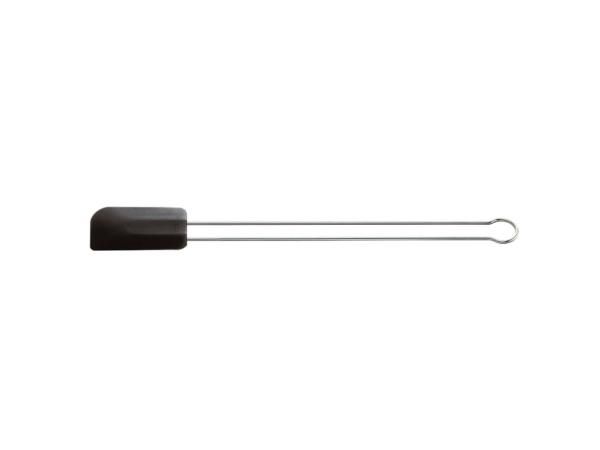 Spatula/dough scraper narrow 26 cm Steel/Black