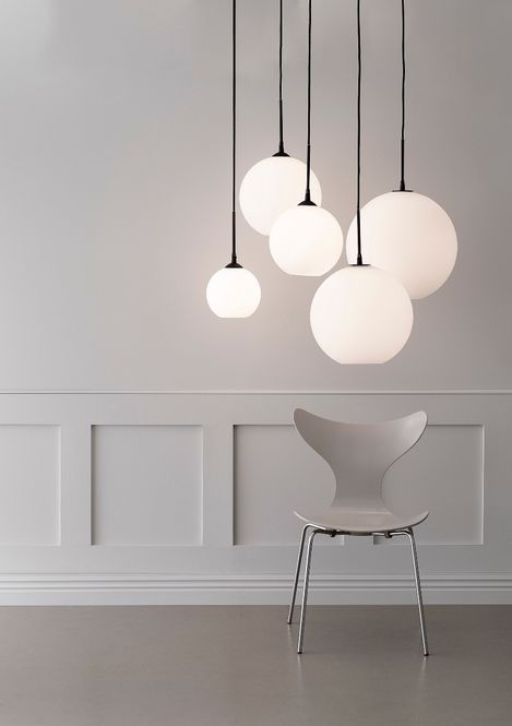 Hovedbilde Belid Capo Pendel Ø40 Sort Opal Glass