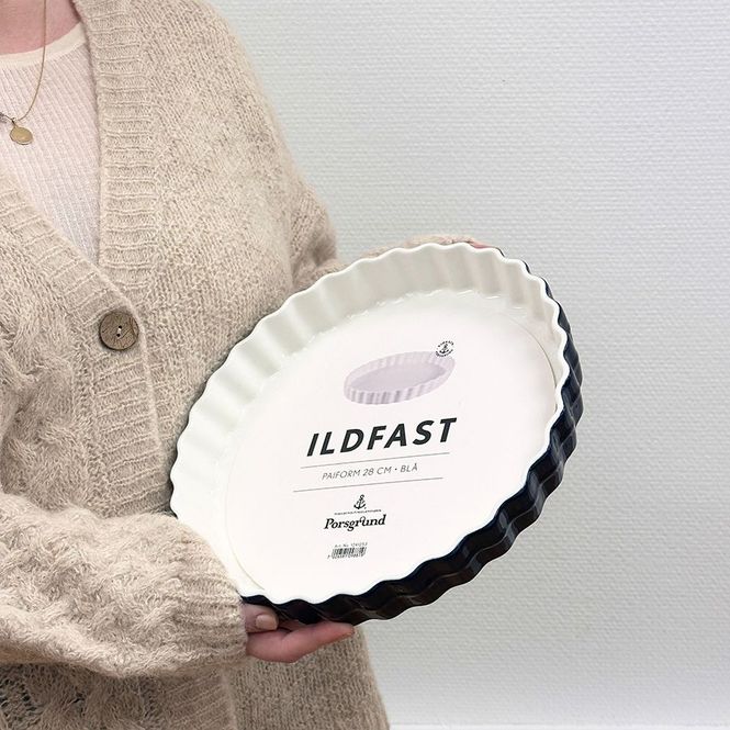 Hovedbilde Porsgrund Ildfast Paiform 28 cm Mørk Blå
