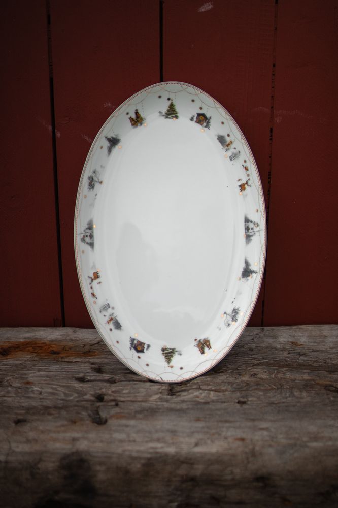 Wik & Walsøe Julemorgen Story Ovalfat 39 cm