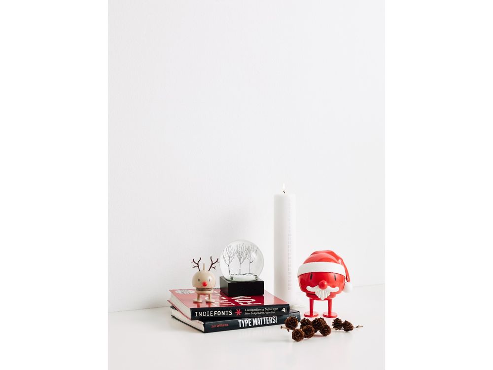 Hoptimist Santa Rød 8 cm
