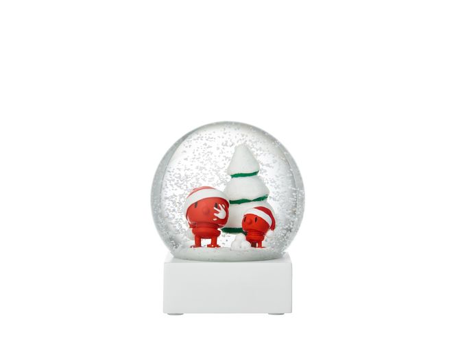 Hovedbilde Hoptimist Snøkule Santa Hvit